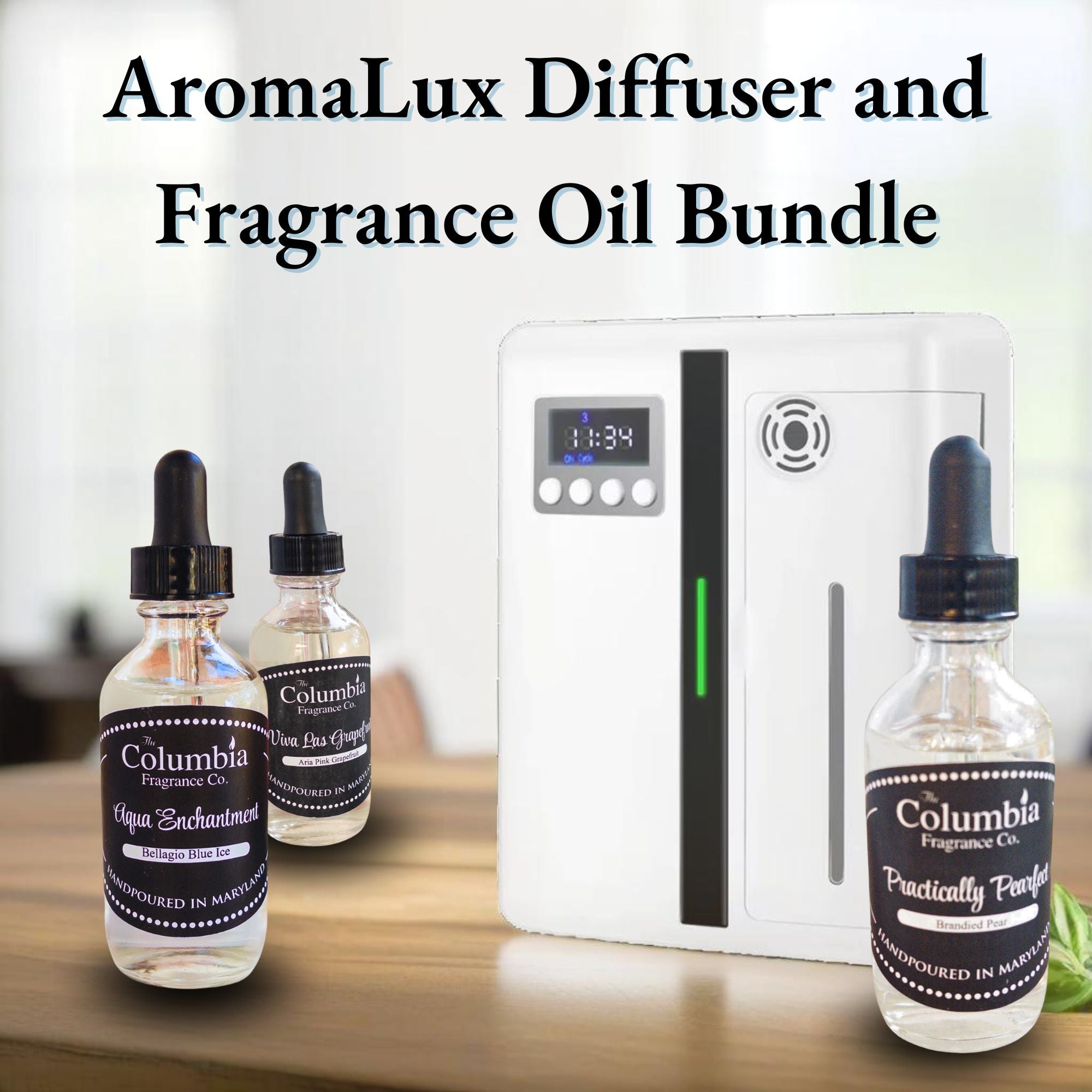 AromaLux Diffuser and Fragrance Bundle