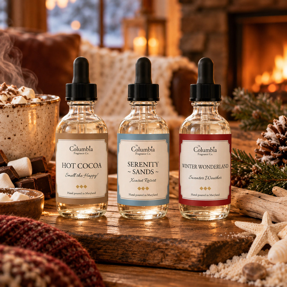 Après-Ski home fragrance oil bundle, 2oz