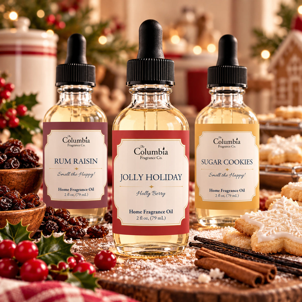 Holiday Baking home fragrance oil bundle, 2oz