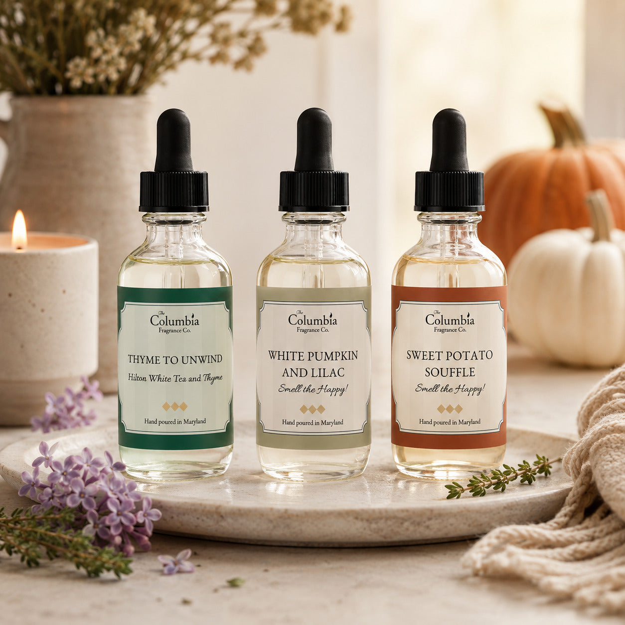 Pumpkin Harvest home fragrance oil bundle, 2 oz