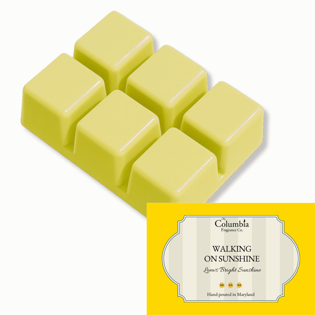 Walking on Sunshine breakaway melts (set of two)